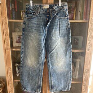 We The Free wide leg, cropped denim from Free People